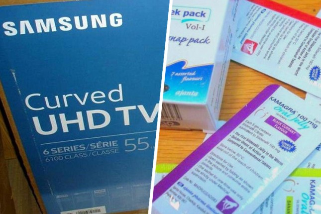 Na autoputu zaplenjeni televizori, kosilice i kamagra