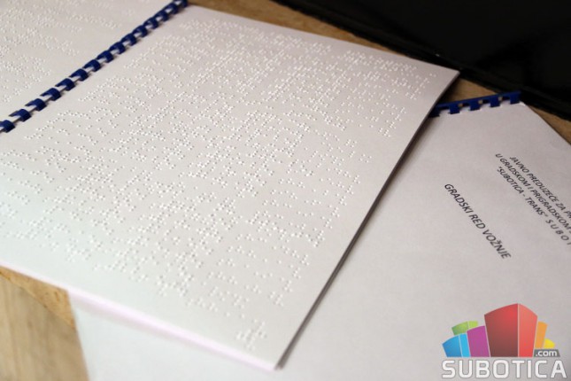 Red vožnje autobusa za slepe i slabovide