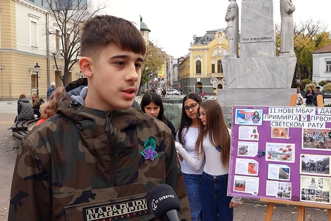 Učenici OŠ „Matko Vuković“ spojili istoriju i humanost u akciji povodom Dana primirja