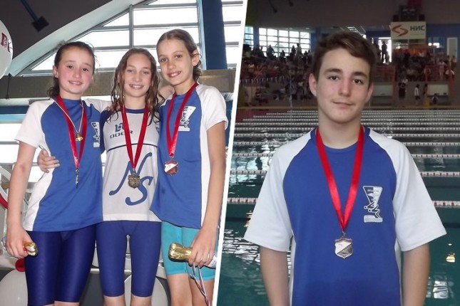 Plivači Spartaka osvojili 9 medalja na Uskršnjem mitingu u Novom Sadu