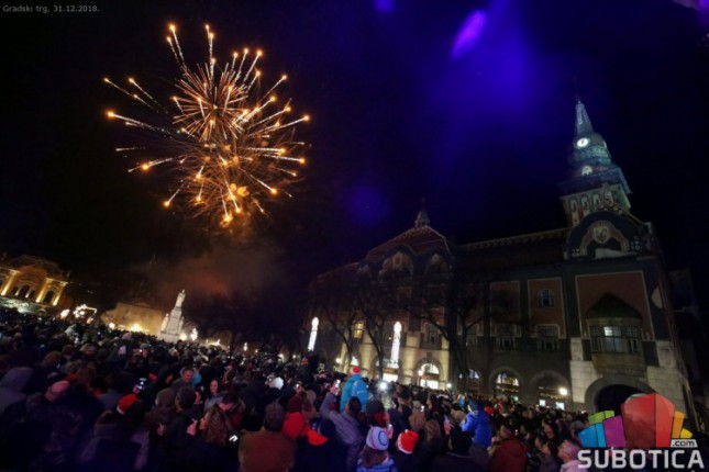 Doček Nove godine u Subotici
