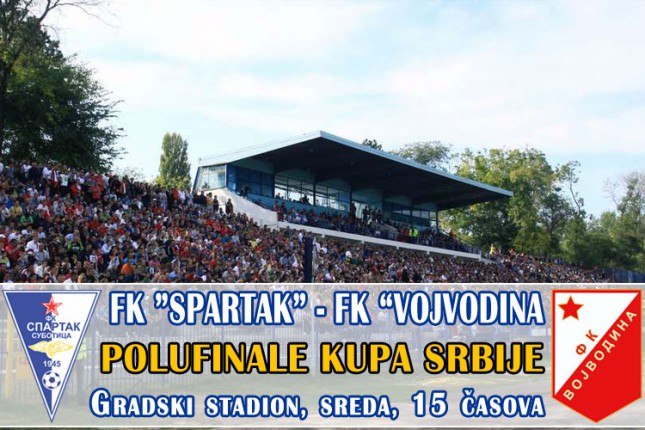 Fudbaleri Spartaka sutra u borbi za finale Kupa Srbije