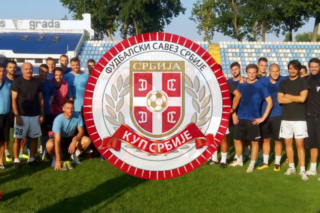 Fudbaleri Spartaka u Kupu Srbije protiv Bačke