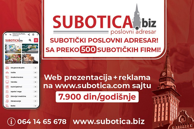 Subotica.biz - subotički poslovni adresar sa više od 500 firmi
