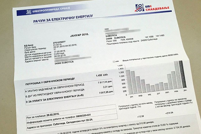 Produžen rok za popust za zakasnele računе za struju