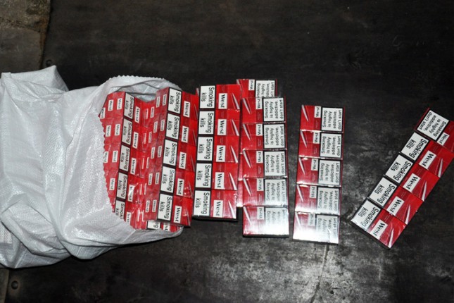 Zaplenjenje cigarete u vrednosti 9 miliona dinara
