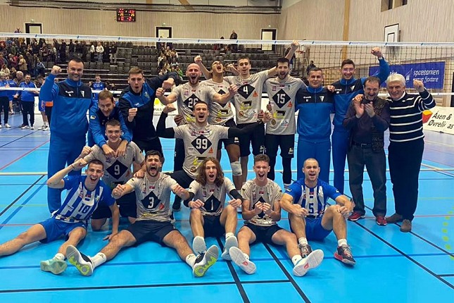 Odbojka: Spartak maksimalan i u revanšu u Norveškoj, prošao u 2. kolo Kupa izazivača