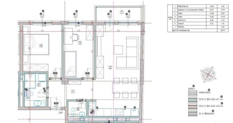 Stan, Bajnat, 68m2 (ID: 91019) | Nekretnine Subotica