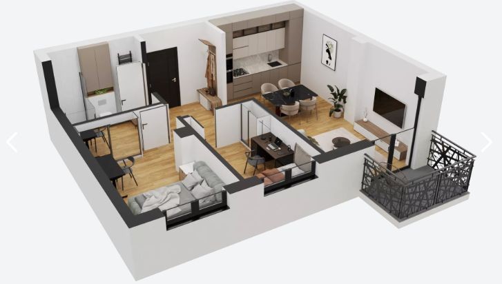 Stan, Arsenija Čarnojevića 28, 57m2 (ID: 89074) | Nekretnine Subotica