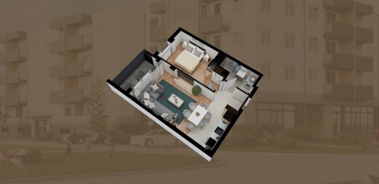 Stan, Teslino Naselje, 46m2 (ID: 111090) | Nekretnine Subotica