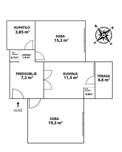 Stan, Radijalac, 61m2 (ID: 102190) | Nekretnine Subotica