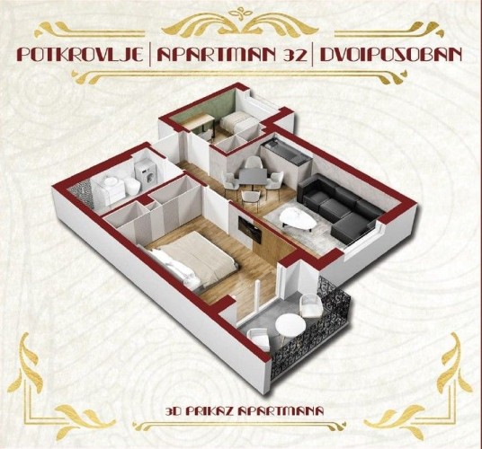 Stan, Palić, 47m2 (ID: 119198) | Nekretnine Subotica