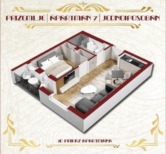 Stan, Palić, 39m2 (ID: 119202) | Nekretnine Subotica