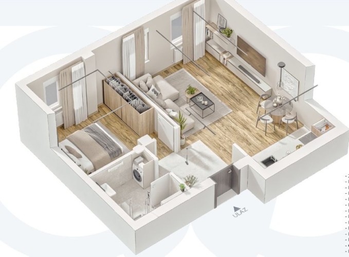 Stan, Radijalac, 48m2 (ID: 105215) | Nekretnine Subotica