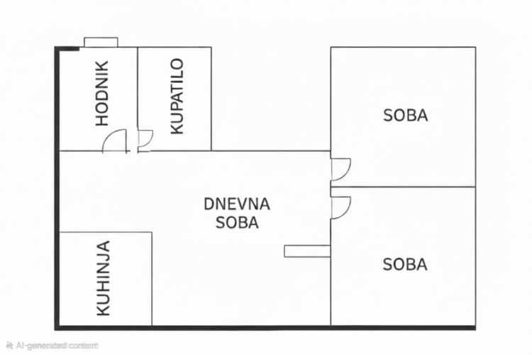Stan, Cara Lazara 72, 60m2 (ID: 112271) | Nekretnine Subotica