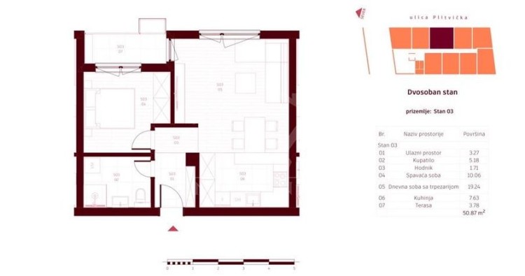 Stan, Dudova Šuma, 51m2 (ID: 93298) | Nekretnine Subotica