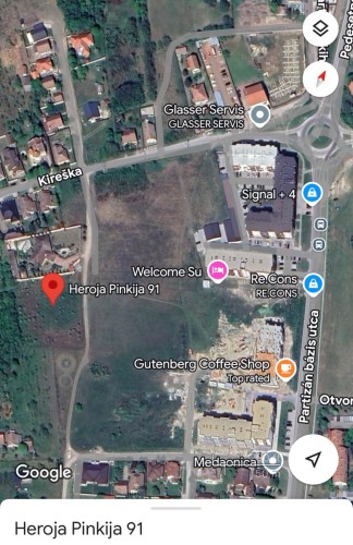 Plac, Heroja Pinkija 91, 970a (ID: 117302) | Nekretnine Subotica