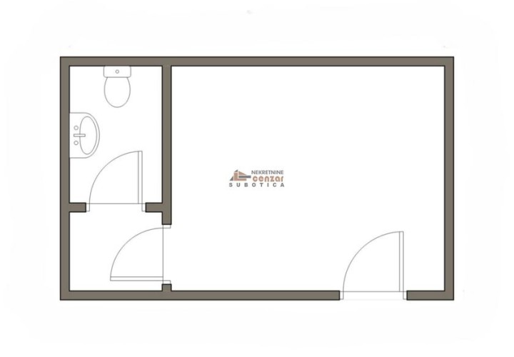 Poslovni prostor, Radijalac, 16m2 (ID: 103323) | Nekretnine Subotica