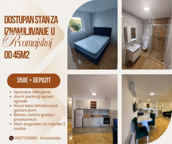 Stan, Prvomajska 40, 45m2 (ID: 111352) | Nekretnine Subotica