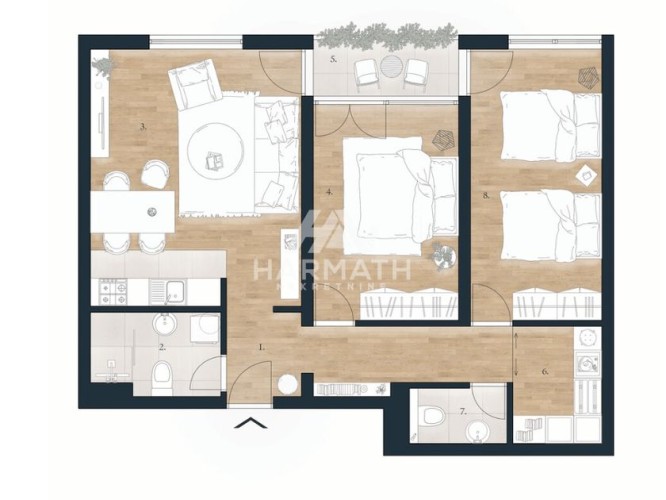 Stan, Kanjiški put, 77m2 (ID: 117632) | Nekretnine Subotica