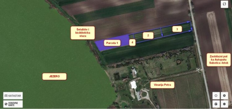 Plac, Palić, 142.71a (ID: 102752) | Nekretnine Subotica