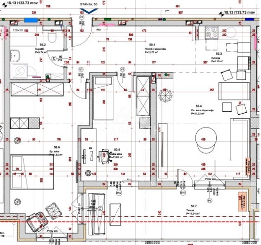 Stan, Ognjena Price, 98m2 (ID: 104759) | Nekretnine Subotica