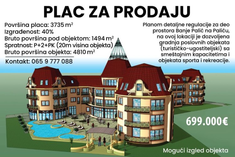 Plac, Australijska, 37a (ID: 101854) | Nekretnine Subotica