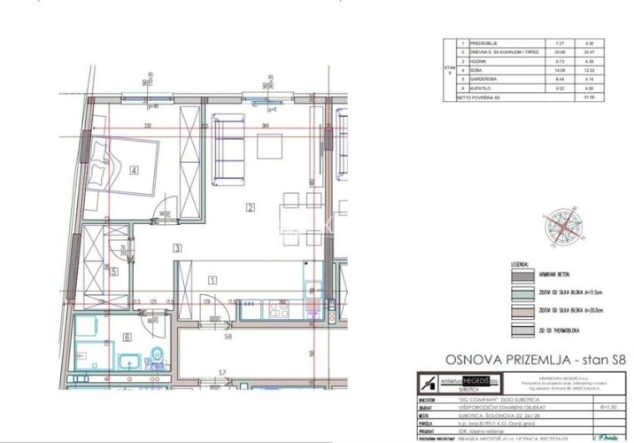 Stan, Bajnat, 51m2 (ID: 104925) | Nekretnine Subotica