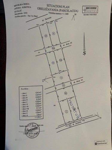 Plac, Lovačka, 13a (ID: 112947) | Nekretnine Subotica