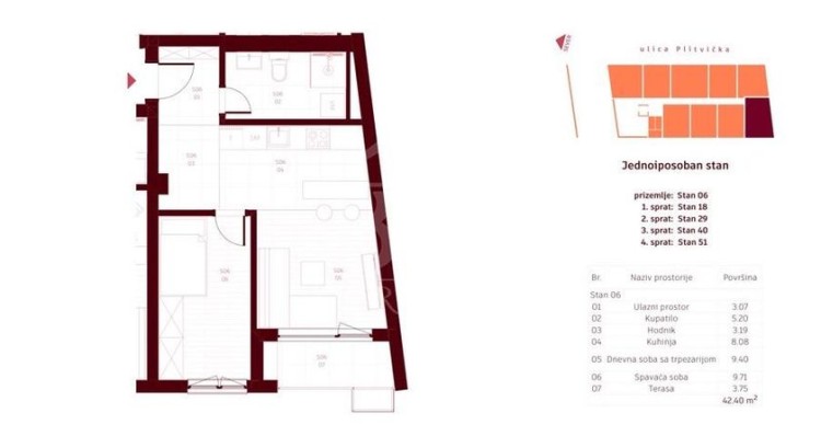 Stan, Dudova Šuma, 42m2 (ID: 93969) | Nekretnine Subotica