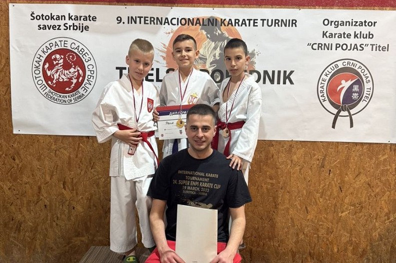 Karate: Spartak Enpi uspešan na turniru u Titelu