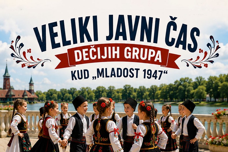 Preko 150 mališana oživljava tradiciju: Veliki javni čas KUD-a „Mladost 1947“ u nedelju na Paliću