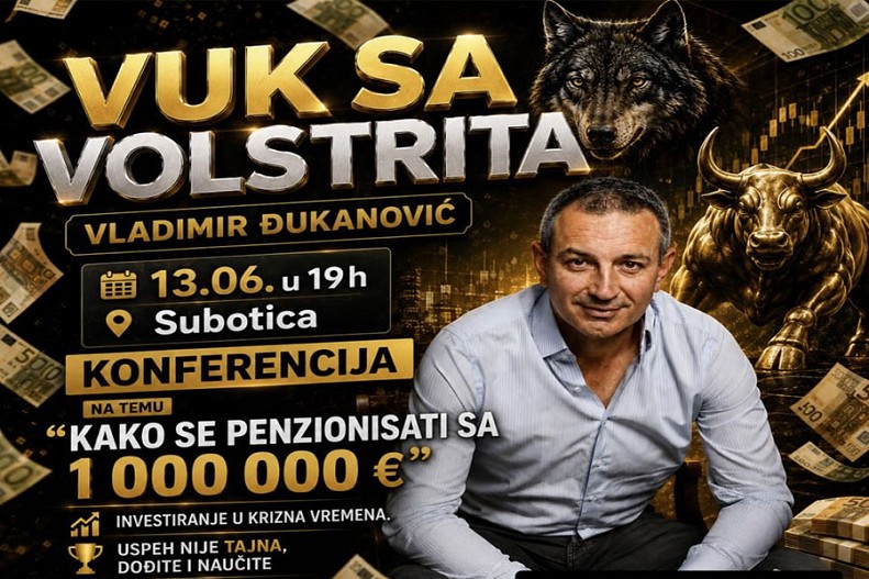 "Kako se penzionisati sa milion evra" - Biznis konferencija Vladimira Đukanovića 13. juna na Otvorenom univerzitetu