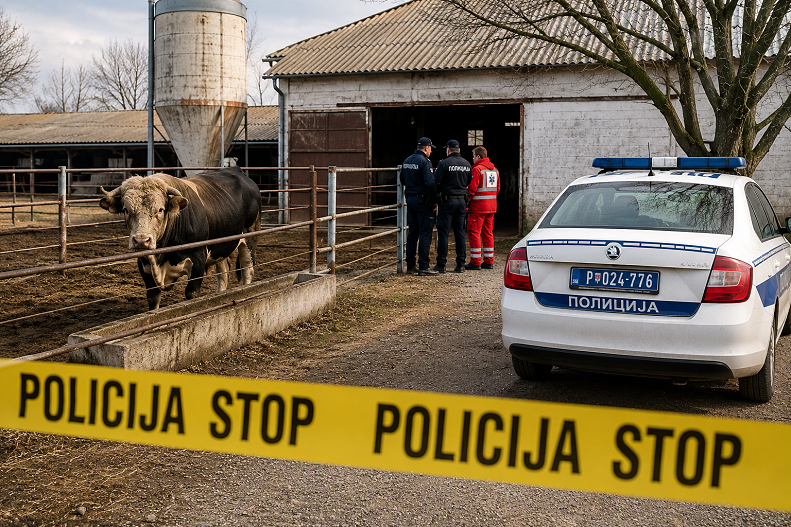 Bik usmrtio dugogodišnjeg radnika na farmi u Gornjem Tavankutu