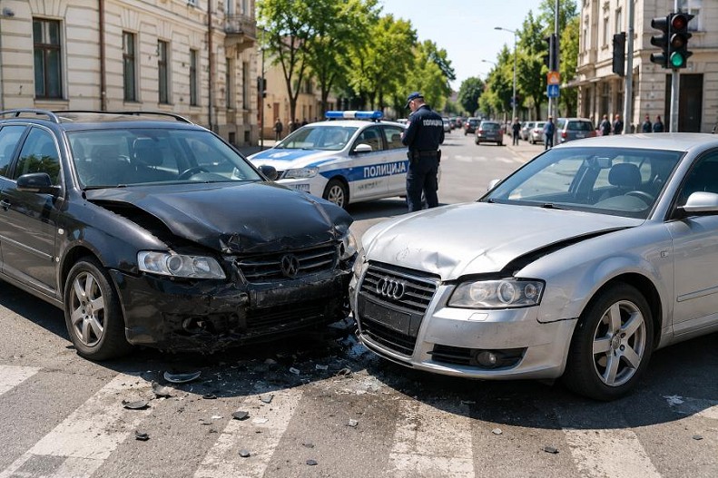 Vozio sa 2,55 promila i pod dejstvom narkotika, pa izazvao saobraćajnu nezgodu