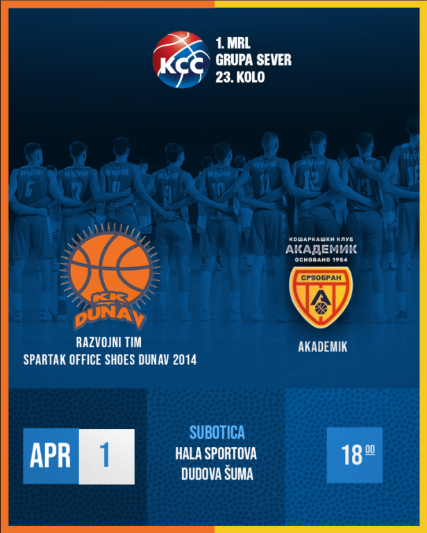 KK Spartak Office Shoes – Dunav 2014 - AKADEMIK