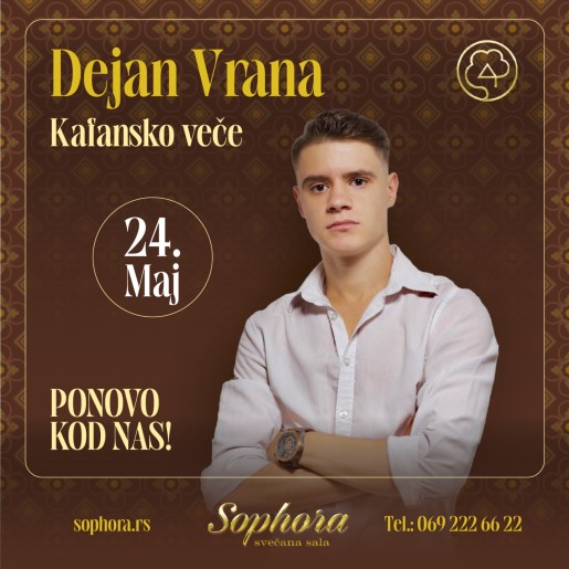 KAFANSKO VEČE - DEJAN VRANA sa bendom