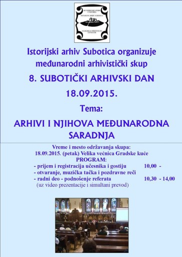 8. Subotički arhivski dan