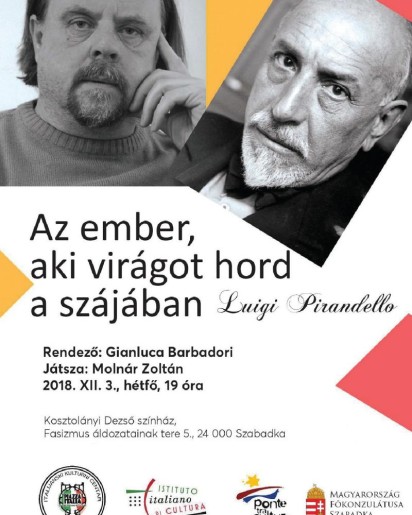 Az ember, aki virágot hord a szájában - Luigi Pirandello