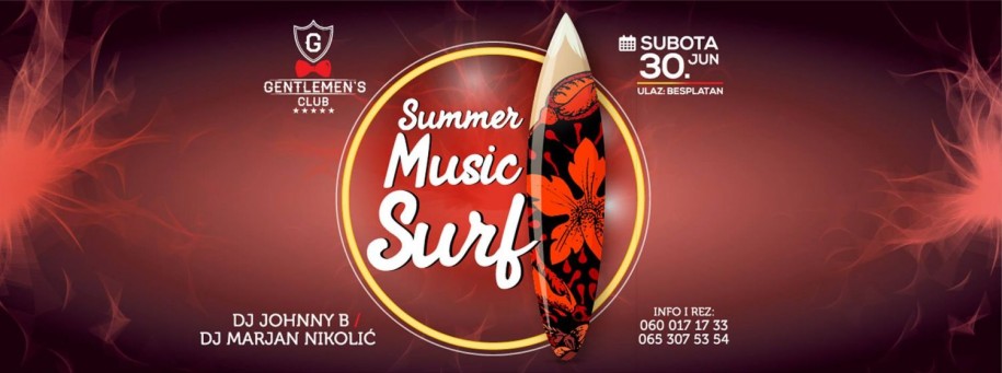 Summer music surf