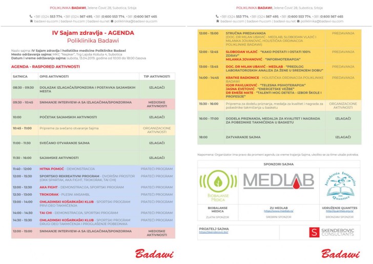 IV Sajam zdravlja i holističke medicine