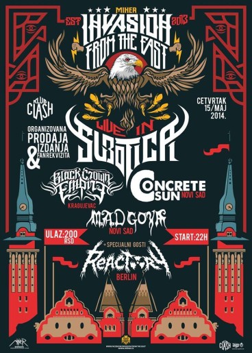 Reactory+MAD & Goya+Concrete sun+Black crown empire