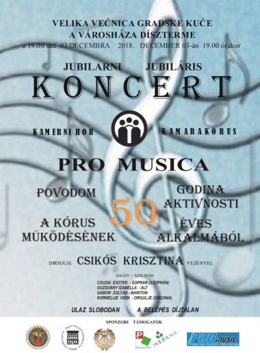 Koncert: Kamerni hor Pro musica Subotica