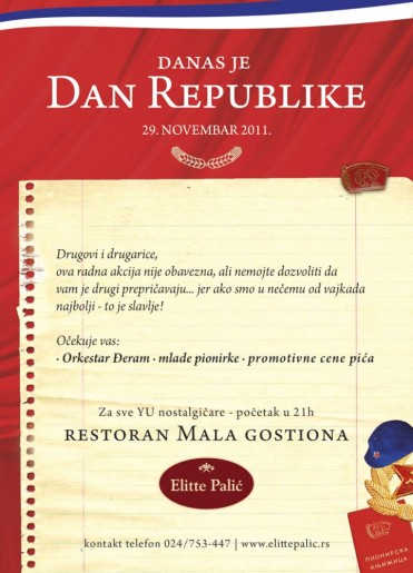 Danas je Dan Republike