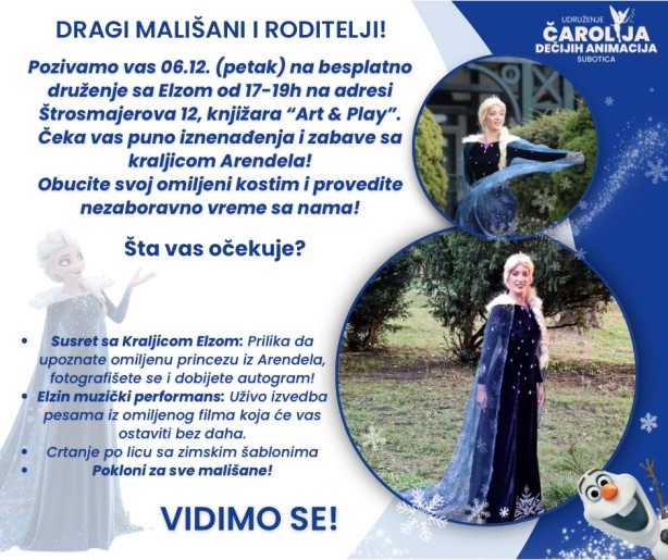 Zimske čarolije sa kraljicom Elzom