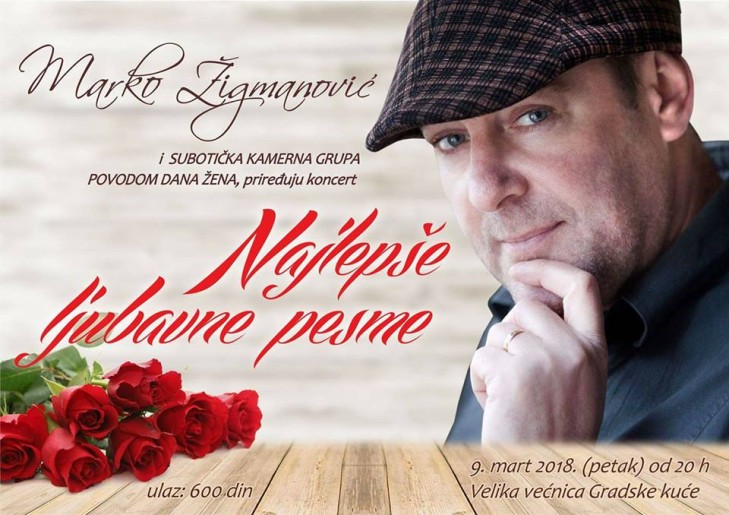 Koncert Marka Žigmanovića i Subotičke Kamerne Grupe