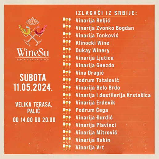 Drugi salon vina na Paliću