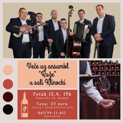 Tamburaško veče u vinariji Klinocki
