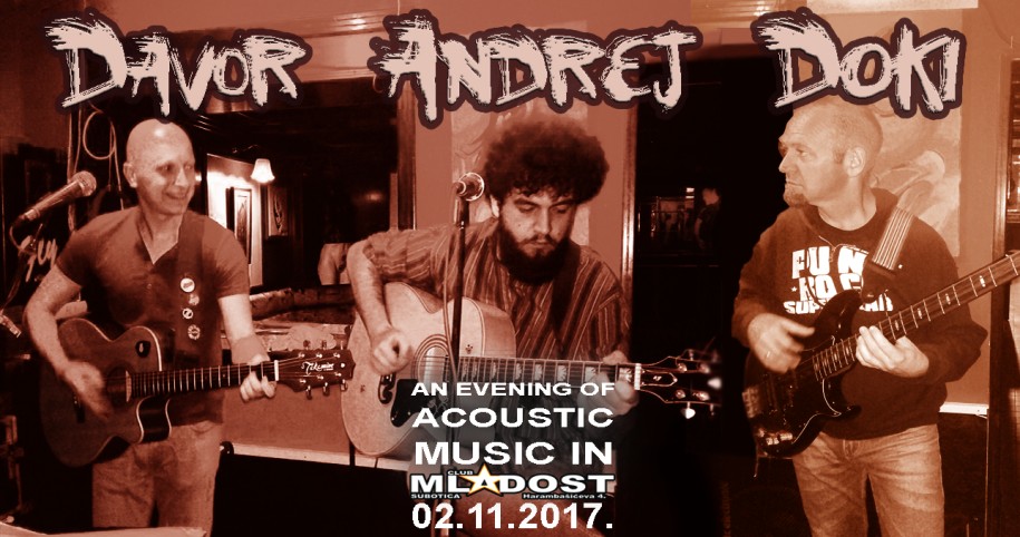 Akustična svirka: Andrej, Davor, Doki