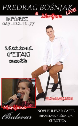 Predrag Bošnjak i Marijana Live